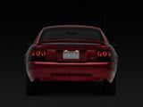 Raxiom Axial Series Altezza Style Tail Lights; Black Housing; Lightly Smoked Lens (99-04 Mustang, Excluding 99-01 Cobra)