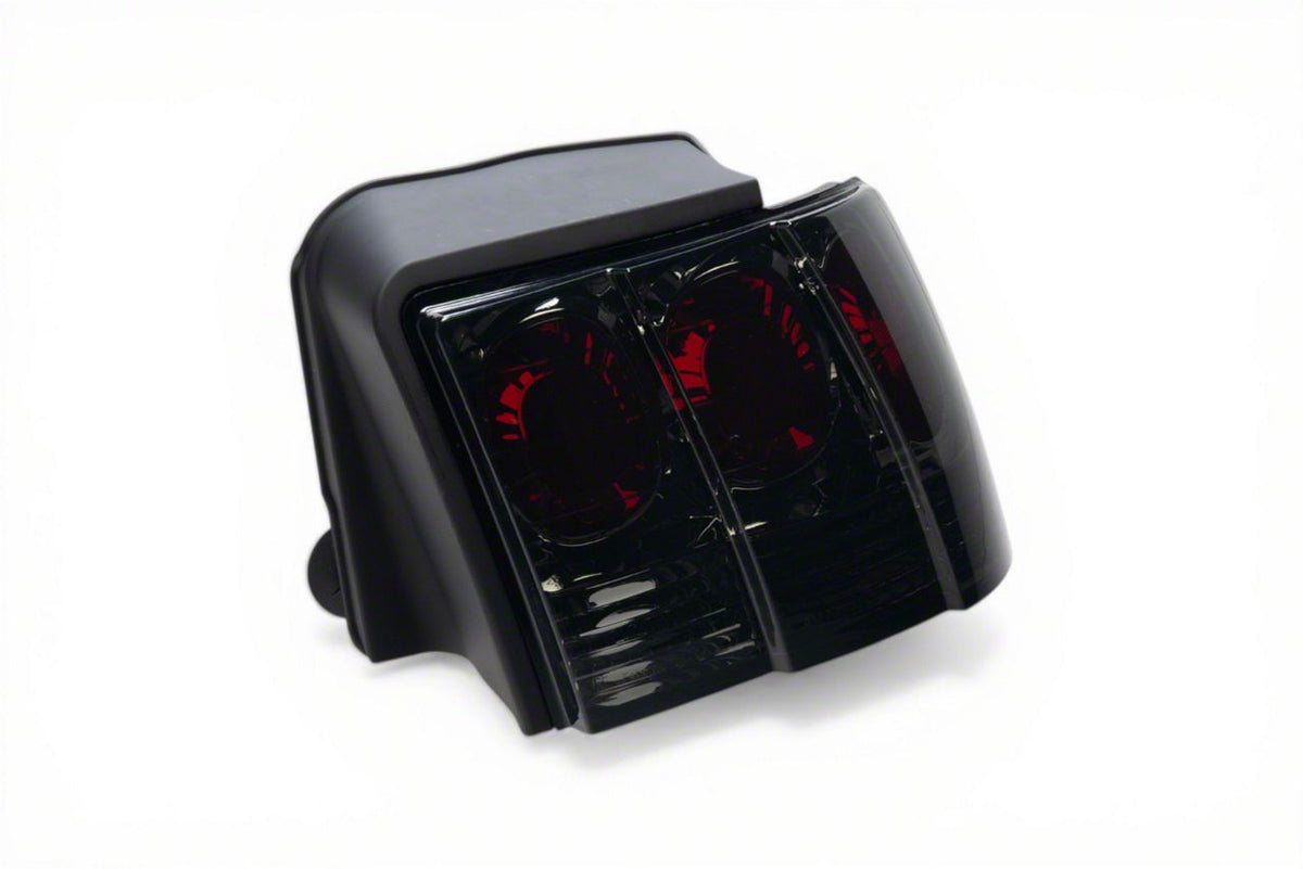 Raxiom Axial Series Altezza Style Tail Lights; Black Housing; Lightly Smoked Lens (99-04 Mustang, Excluding 99-01 Cobra)