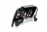 Raxiom Axial Series Altezza Style Tail Lights; Black Housing; Lightly Smoked Lens (99-04 Mustang, Excluding 99-01 Cobra)