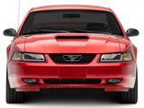 Raxiom Axial Series Headlights With Sequential Led Bar; Black Housing; Clear Lens (99-04 Mustang)