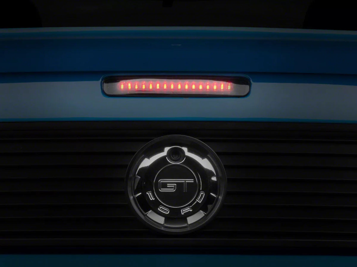 Raxiom Gen5 Tail Lights; Black Housing; Smoked Lens (05-09 Mustang)