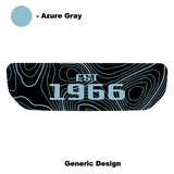 1966 Topographic Shifter Plate (Printed Series + Acrylic) - 2021+ Bronco