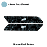 Topo Interior Rear Door Grab Handle Overlay Kit (Printed Series) - 2021+ Bronco 4 Door