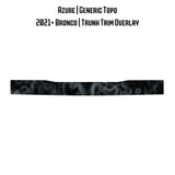 Topo Trunk Trim Overlay / Protector - 2021+ Bronco