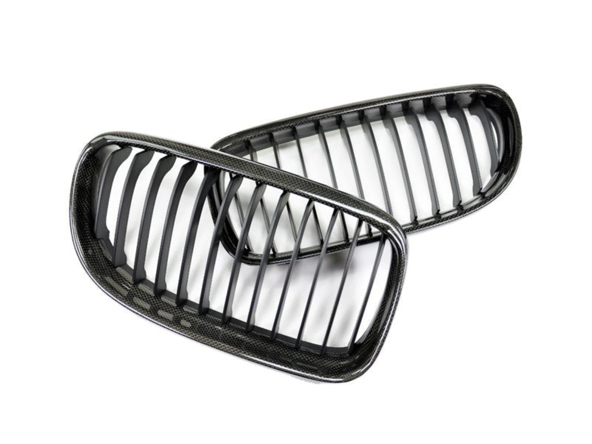 AutoTecknic Carbon Fiber Front Grille Set - E90/ E91 3-Series LCI