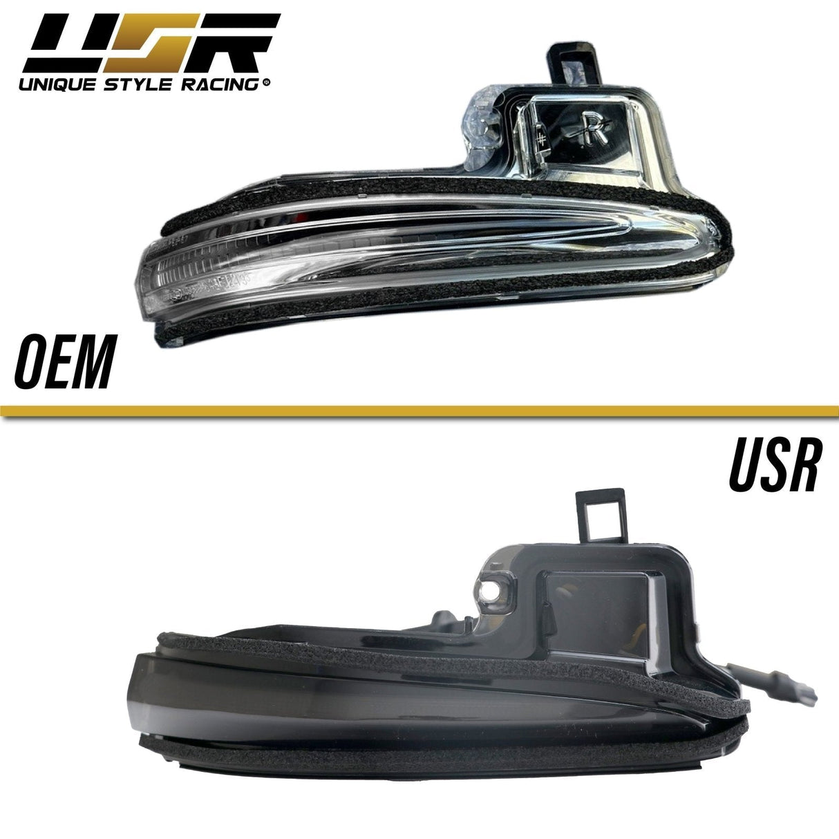 2016-2020 Toyota Tacoma Smoke Switchback LED Mirror Signal Lights
