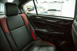 OLM LE Dry Carbon Fiber Rear Door Trim Upper Panels - 2015-2021 Subaru WRX / STI
