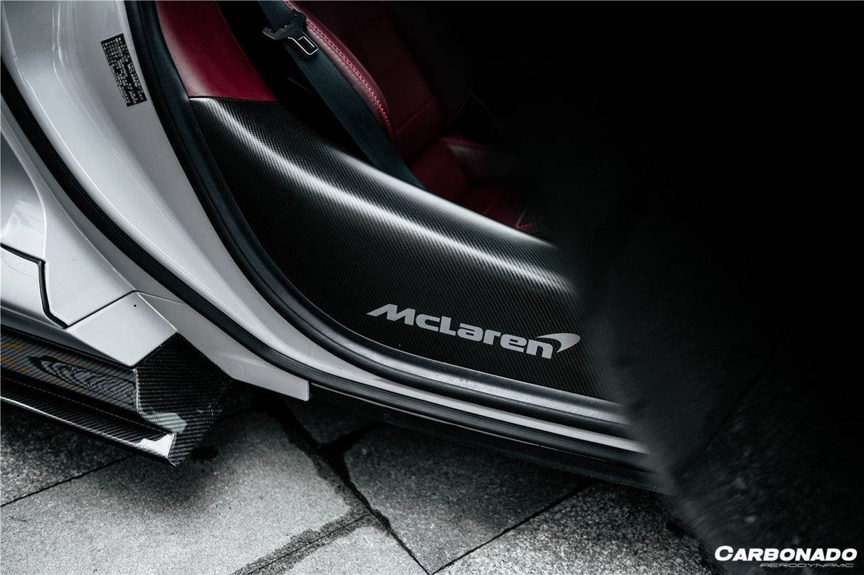 2020-2023 McLaren GT WP Style DRY Carbon Fiber Door Sills