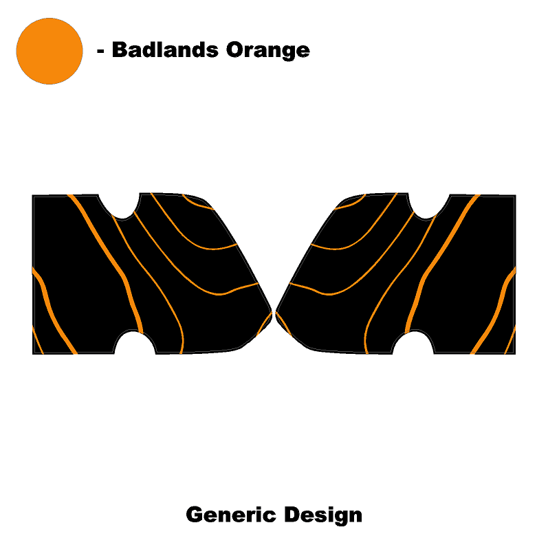 Interior Door Cup Protector Kit - 2021+ Bronco