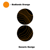 Topo Cup Holder Inserts (Printed Series + Acrylic) - 2021+ Bronco