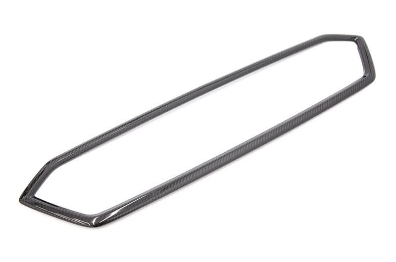 OLM LE Dry Carbon Fiber Grille Garnish (Outer) - 2018-2021 Subaru WRX / STI
