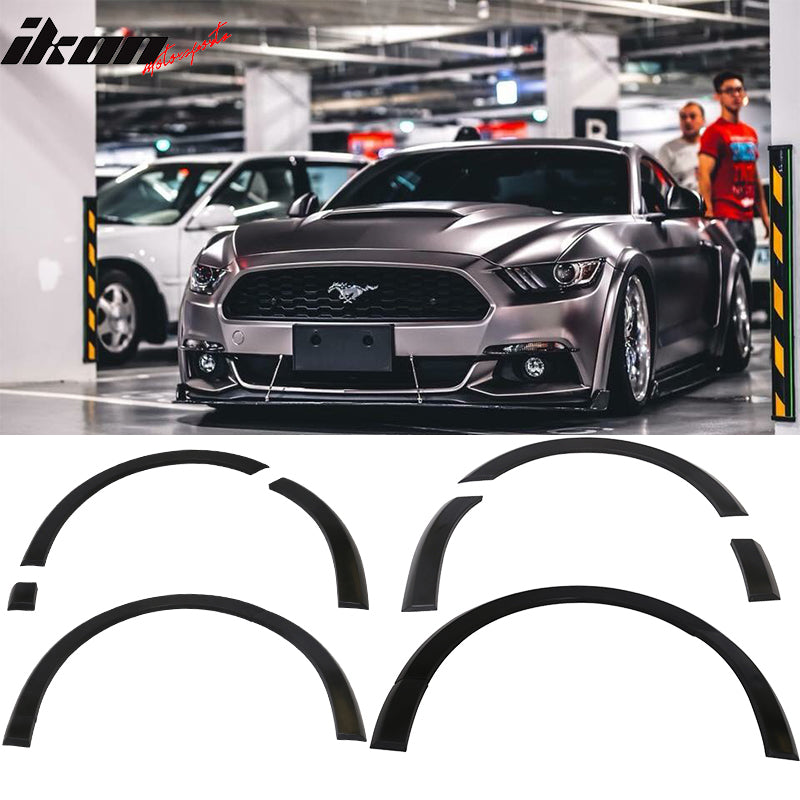 2015-2017Â Ford Mustang Painted Front Rear 4 Wheel Street Fender Flares