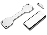SpeedForm Modern Billet Battery Hold Down Bracket for Factory Size 96R Batter; Chrome (05-09 Mustang)