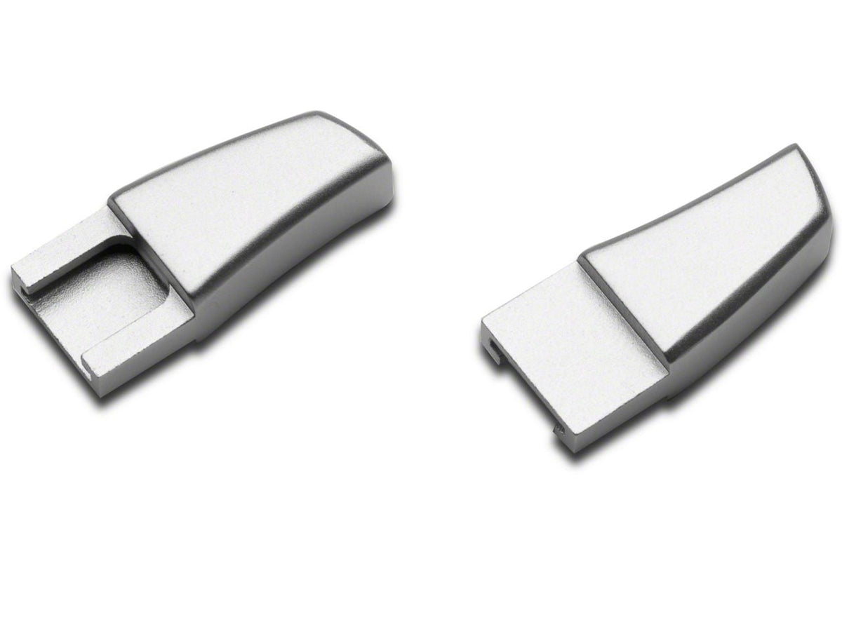 SpeedForm Modern Billet Seat Release Levers; Satin (05-09 Mustang)