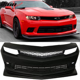 Fits 14-15  Camaro Front&Rear Bumper w/ Foglights&Front Lip&Grille
