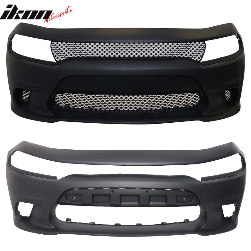 2015-2023 Dodge Charger SRT8 Hellcat Front Bumper Cover With Lip