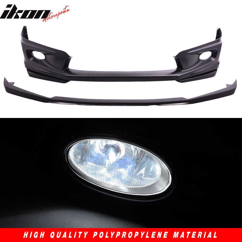 2012-2013Â Honda Civic 2Dr JDM Front Bumper Mug Lip Conversion Foglight