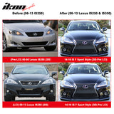2006-2013 Lexus IS250 IS350 F Sport Style Front Bumper Conversion PP