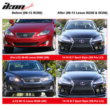 2006-2013 Lexus Is250 F-Sport Front Bumper 2IS to 3IS Conversion w/Lip