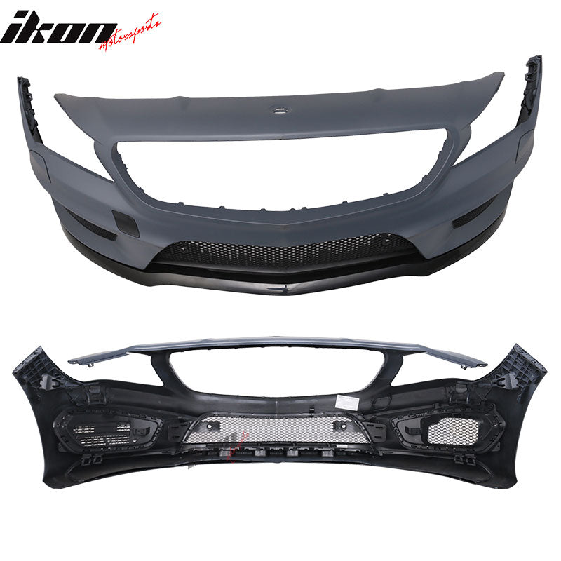 2013-2016 Benz C117 CLA Class AMG Style Unpaint Front Bumper Cover PP