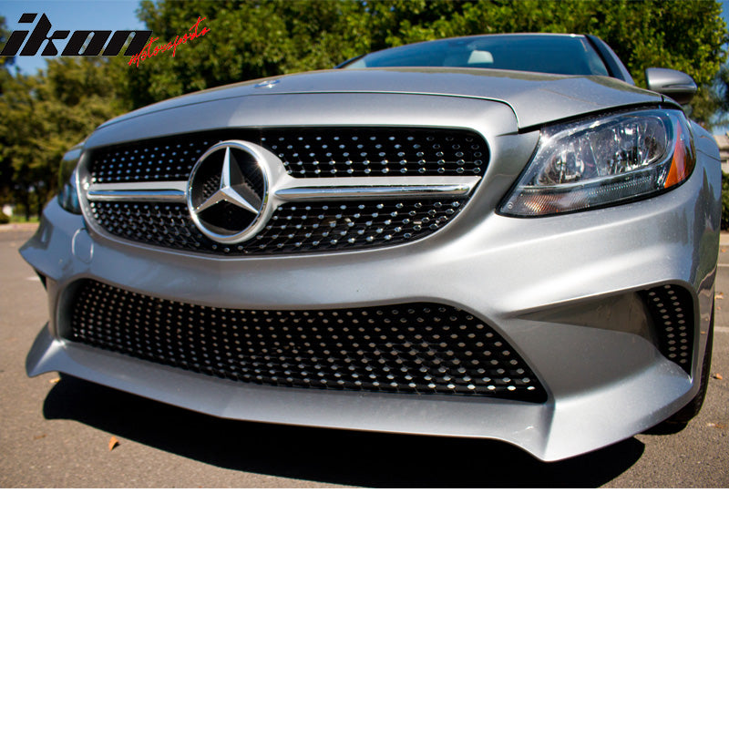 2015-2017 Benz W205 C-Class Concept Style Front Bumper Conversion PP
