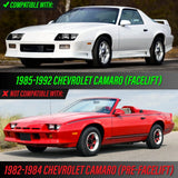 1985-1992 Chevrolet Camaro Crystal Smoke Bumper Lights