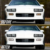 1985-1992 Chevrolet Camaro Crystal Smoke Bumper Lights