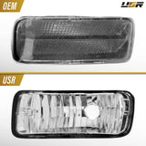 1985-1992 Chevrolet Camaro Crystal Smoke Bumper Lights