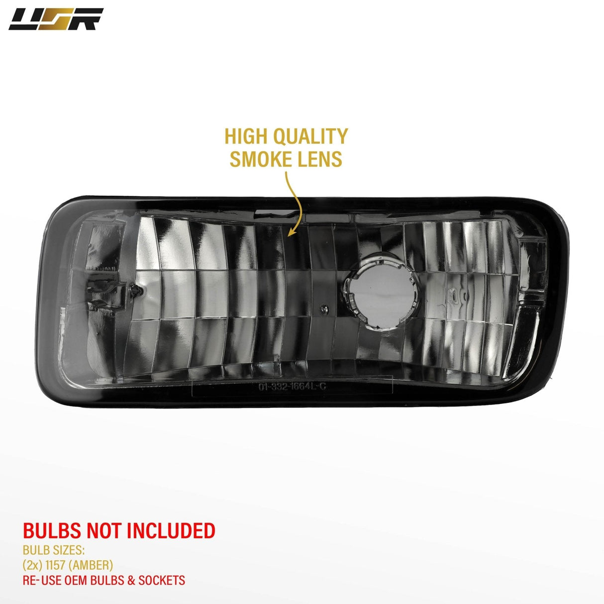 1985-1992 Chevrolet Camaro Crystal Smoke Bumper Lights