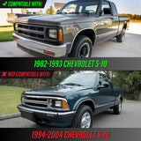 1982-1993 Chevy S10 / Blazer / Gmc S15 Jimmy Clear Bumper Signal Lights