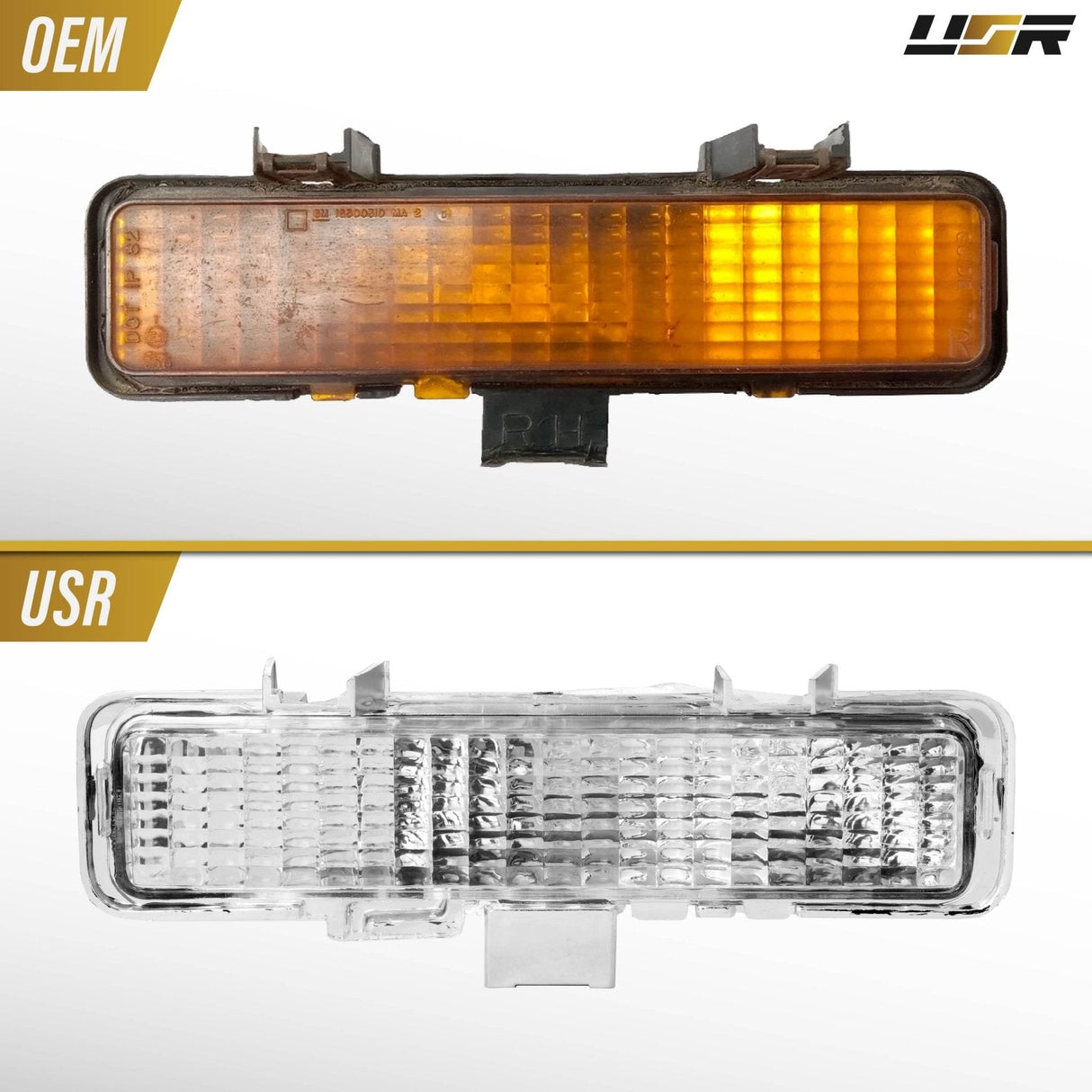 1982-1993 Chevy S10 / Blazer / Gmc S15 Jimmy Clear Bumper Signal Lights