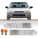1990-1991 Honda Accord Euro Look Clear Bumper Lights