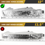 1994-1995 Honda Accord Depo Style Amber Bumper Lights