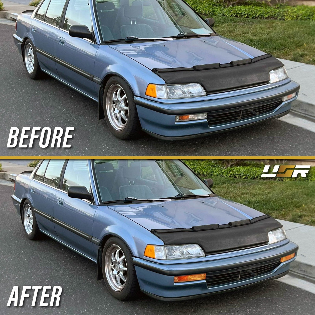 1990-1991 Honda Civic 3d/4d Amber Bumper Lights