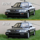1990-1991 Honda Civic 3d/4d Amber Bumper Lights