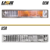 1990-1991 Honda Civic 3d/4d Amber Bumper Lights