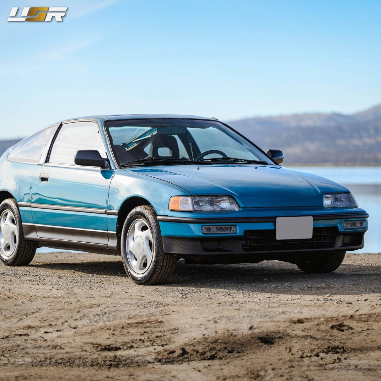 1990-1991 Honda Crx Depo Crystal 脢Amber Bumper Lights
