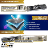 1992-1996 Honda Prelude Depo Smoke Bumper Lights