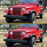 1987-93 Jeep Wrangler Smoke Bumper Signal Lights