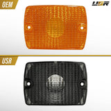 1987-93 Jeep Wrangler Smoke Bumper Signal Lights
