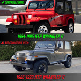 1994-95 Jeep Wrangler YJ Smoke Bumper Signal Lights