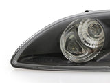 1999-2002 Mazda RX7 Crystal Black Clear Front Bumper Signal Lights