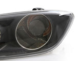 1999-2002 Mazda RX7 Crystal Black Clear Front Bumper Signal Lights