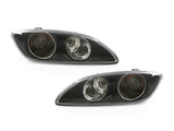 1999-2002 Mazda RX7 Crystal Black Clear Front Bumper Signal Lights