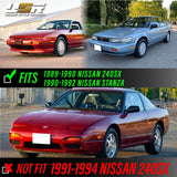1989-1990 Nissan 240sx Clear Bumper Signal Lights