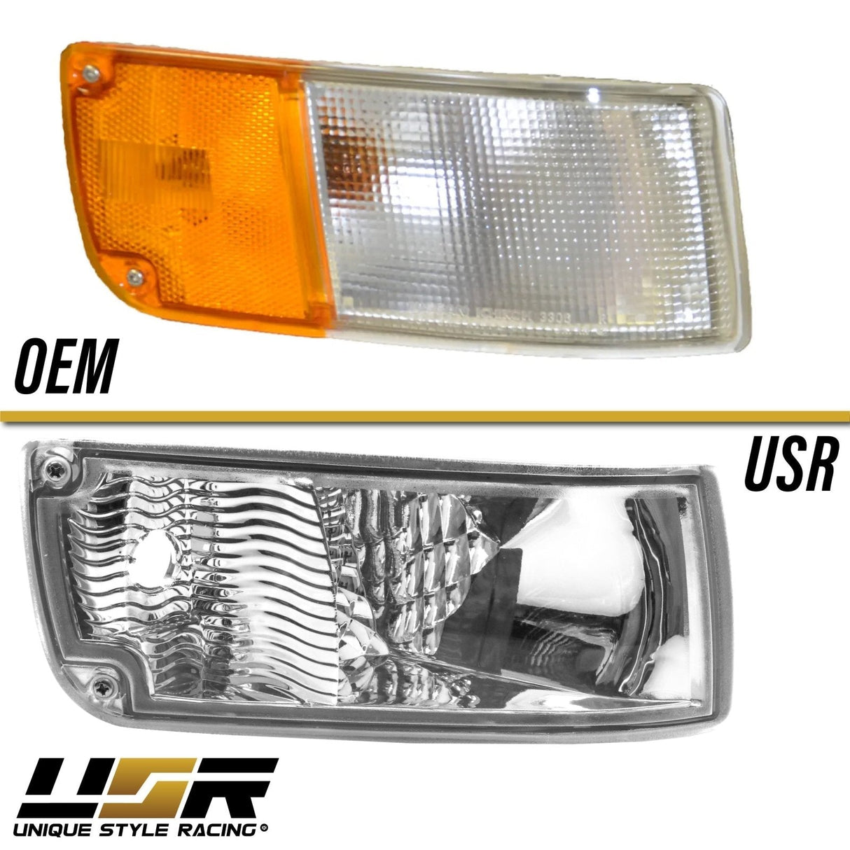 1990-1996 Nissan 300ZX Smoke Bumper Turn Signal Lights