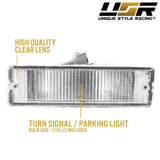 1988-1997 Nissan Pickup Truck / 87-90 Sentra Clear Bumper Lights