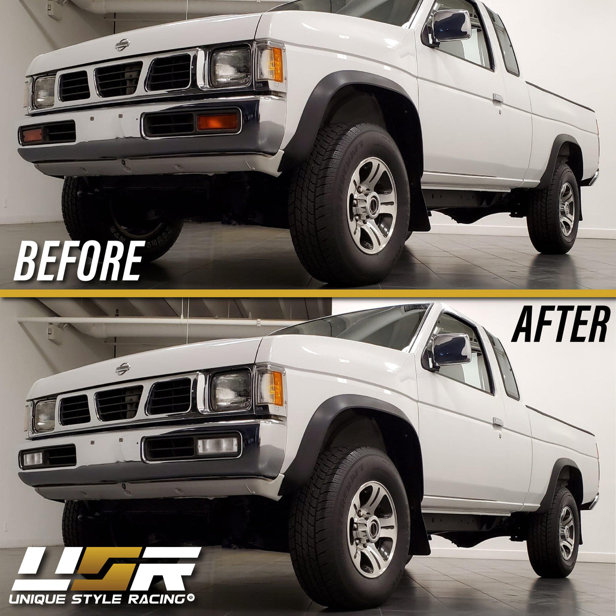1988-1997 Nissan Pickup Truck / 87-90 Sentra Clear Bumper Lights