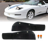 1993-1997 Pontiac Firebird Smoke Front Bumper Signal Lights