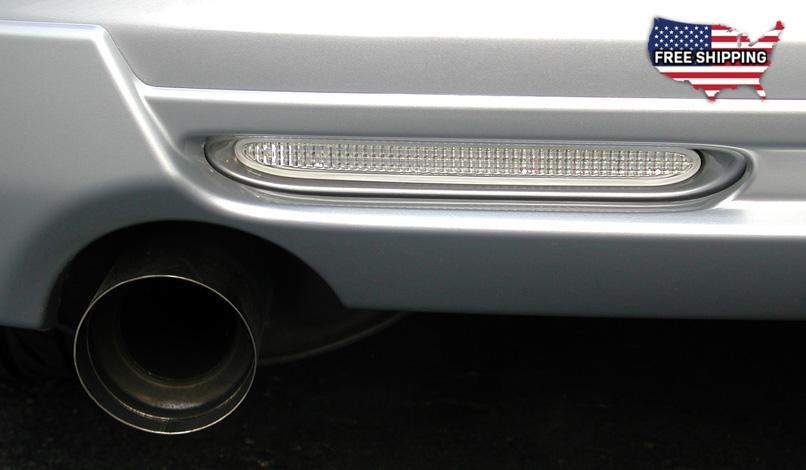 2004-2008 Acura TSX Crystal Smoke Rear Bumper Reflector
